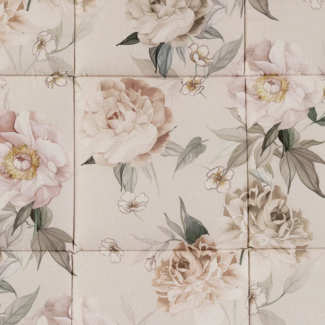 Trapunta In Cotone Peonia Queen - Caleffi