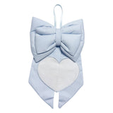 Fiocco Nascita con Cuore in Tela Aida - 100% cotone
