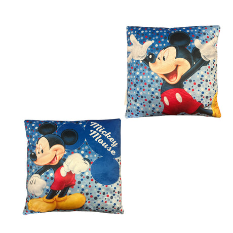 Cuscino Arredo Mickey Mouse con imbottitura 40x40 cm