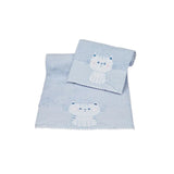 Set Asciugamani Baby 1+1 in Spugna di Cotone Kitty - Vingi
