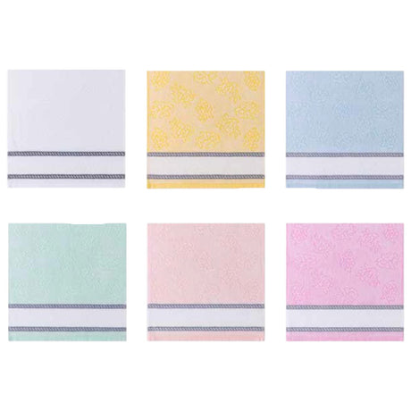 Set da 6 Ospite o Asciugamano Spugna Sandy in puro cotone – Linea Oro