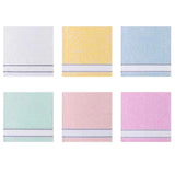 Set da 6  Ospite o Asciugamano Spugna Flora in puro cotone – Linea Oro