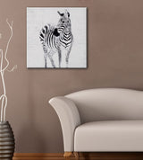 DIPINTO SU TELA ZEBRA- B CM 80X80