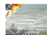 DIPINTO SU TELA VENICE CM 120X3,7X80