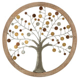 PANNELLO DA MURO ALBERO DELLA VITA MIRROR CM Ø 59X1,80