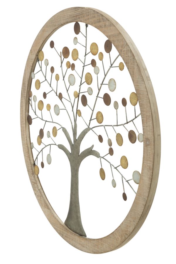 PANNELLO DA MURO ALBERO DELLA VITA MIRROR CM Ø 59X1,80