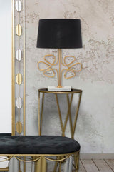 LAMPADA DA TAVOLO GLAM ROUDY CM Ø 39X65