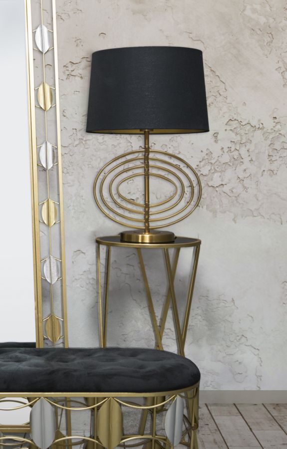 LAMPADA DA TAVOLO GLAM FLUY CM Ø 40X60,5