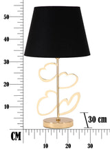 LAMPADA DA TAVOLO GLAM HEARTS CM Ø 30X54,5