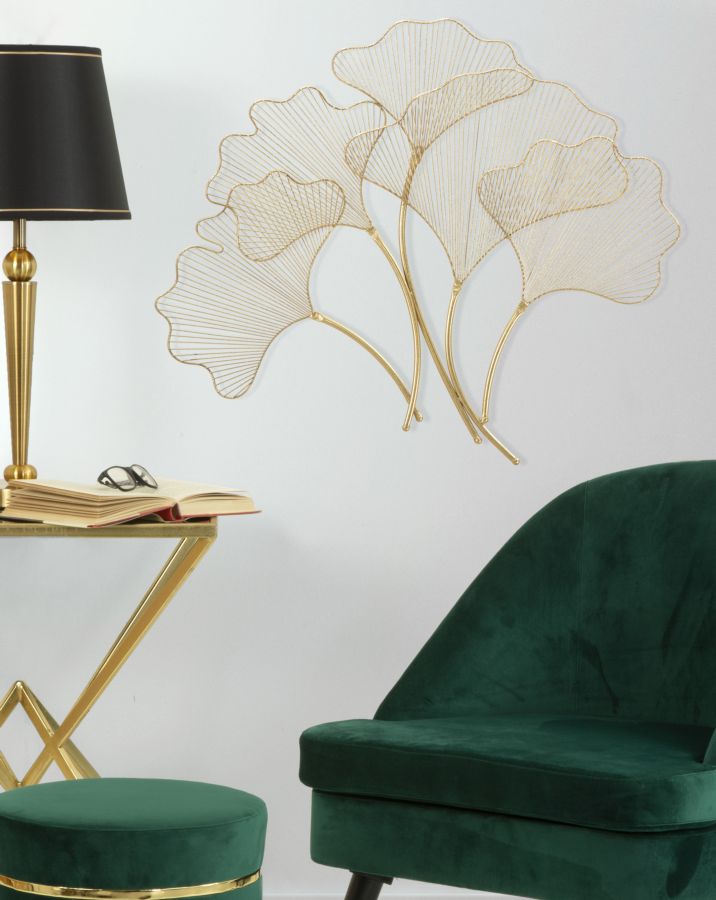 PANNELLO IN FERRO GLAM LEAF CM 79X5X68