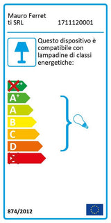 LAMPADA DA TERRA GLAMY 4 LIGHT CM Ø 54X176