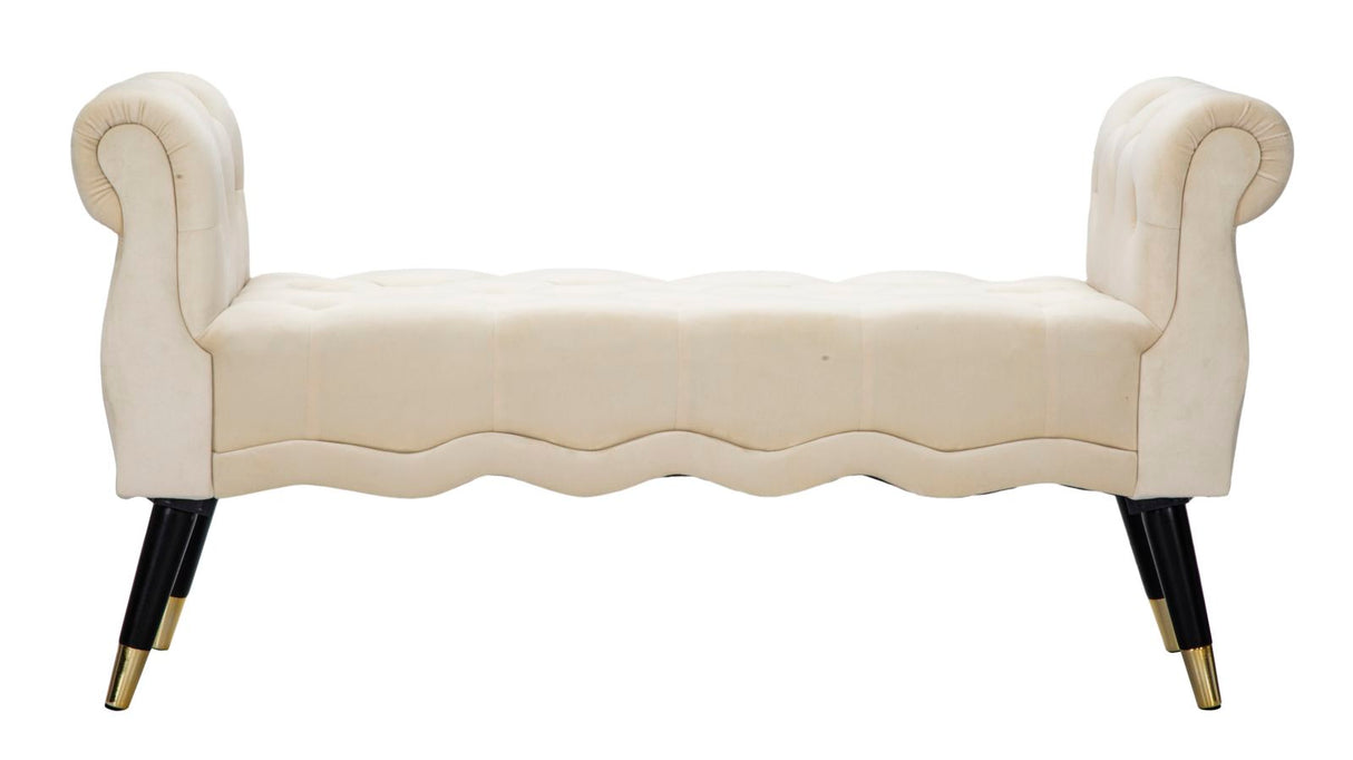 PANCHETTA PARIS CREMA/GOLD CM 120X40X60