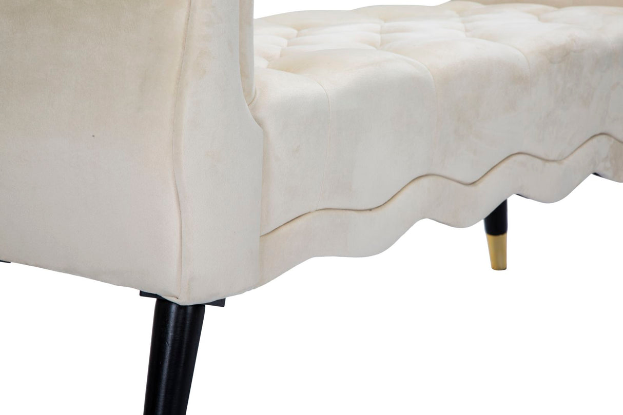 PANCHETTA PARIS CREMA/GOLD CM 120X40X60