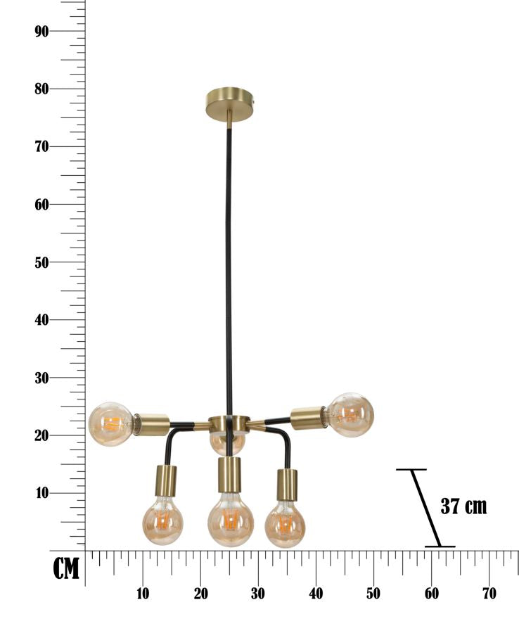 LAMPADARIO DARKY CM Ø 37X81