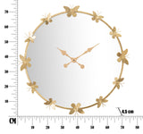 OROLOGIO GLAM BUTTERFLY CM Ø 75X4,5 (SPECCHIO CM Ø 64)