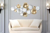 PANNELLO GOLD MIRROR GLAM CM 118X2,5X60