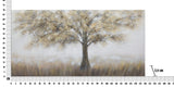 DIPINTO SU TELA TREE DARK -A- CM 140X3,8X70