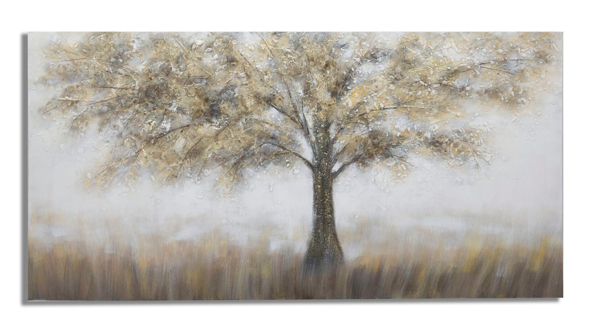 DIPINTO SU TELA TREE DARK -A- CM 140X3,8X70