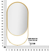 SPECCHIO DA MURO APP/ABITI CM 40X5,5X79,5