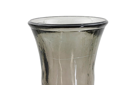 VASO JARRON ARABE LOW VETRO RICICLATO BROWN CM Ø 34 X75 (MADE IN SPAIN)