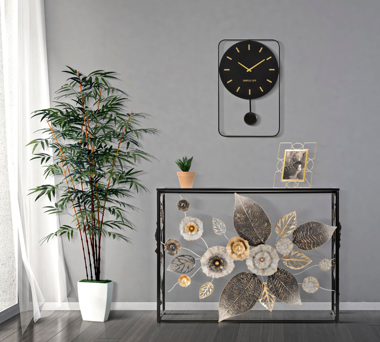 OROLOGIO DA MURO SIMPLE LIFE CM 40,5X5X65,5