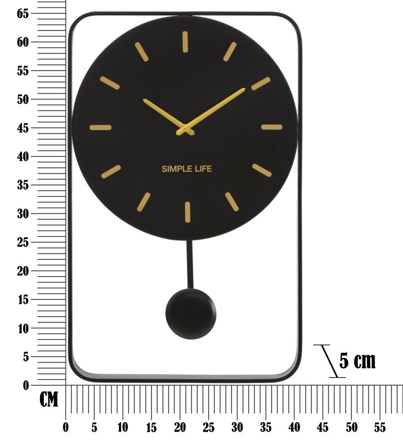 OROLOGIO DA MURO SIMPLE LIFE CM 40,5X5X65,5