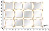 SPECCHIO DA MURO JALO CM 133X3X90