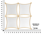 SPECCHIO DA MURO JALO CM 68X3,5X68