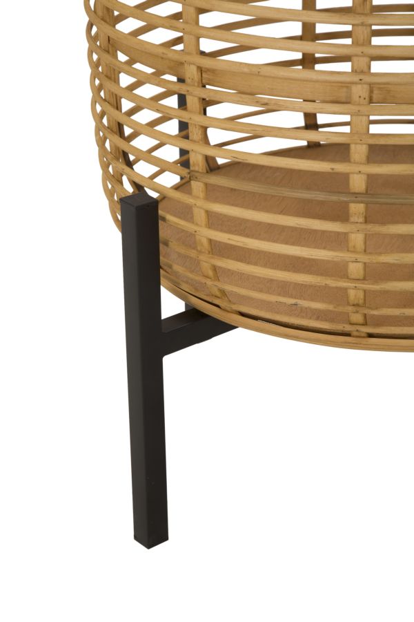 P/VASI RATTAN COPPIA CM Ø 41X47-33X39