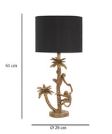 LAMPADA DA TAVOLO PALMA CM Ø 28X61