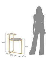 TAVOLINETTO 2 LEVELS CM 50X40X60,5