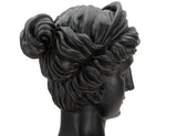 SCULTURA ROMAN WOMAN BLACK CM 22X16X41