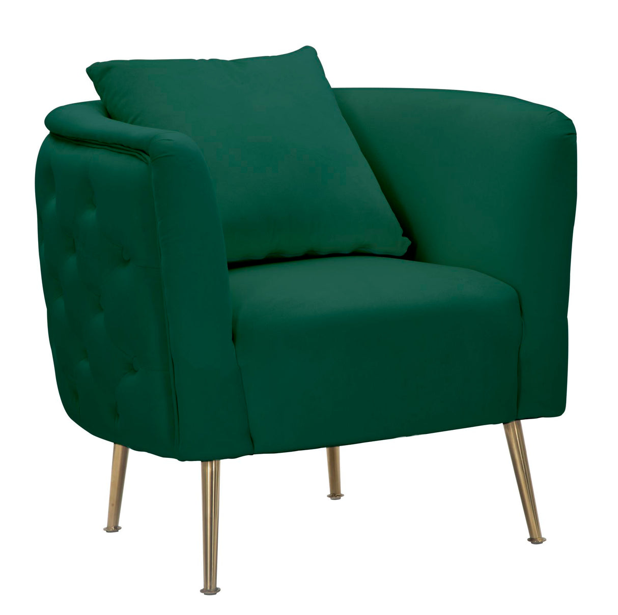 POLTRONA BUCAREST VERDE CM 76X74X73