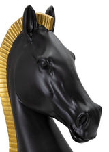 CAVALLO NERO E ORO CM Ø 18,5X50