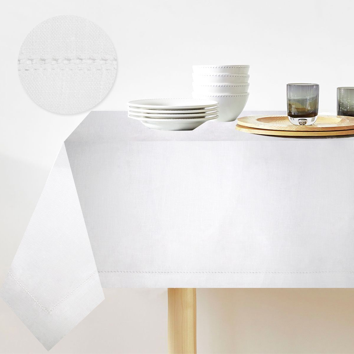 Servizio Firenze X12 Con Tovaglioli 100% lino by  Maestri Cotonieri Home