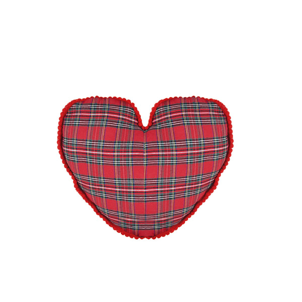 Cuscino Arredo CUORE TARTAN by Preziosa Home