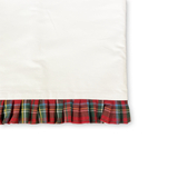 Completo Lenzuola TARTAN con ruches by Carezze (Natale)