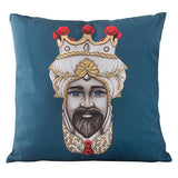 Cuscino Arredo RE CORONA ROSSA in Velluto 45x45cm - Montemaggi