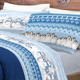 Completo Lenzuola in Flanella INVERNO POLARE By Pensieri Delicati (Natale)