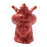Vaso Decorativo TESTA DI MORO RE CORALLO - Montemaggi