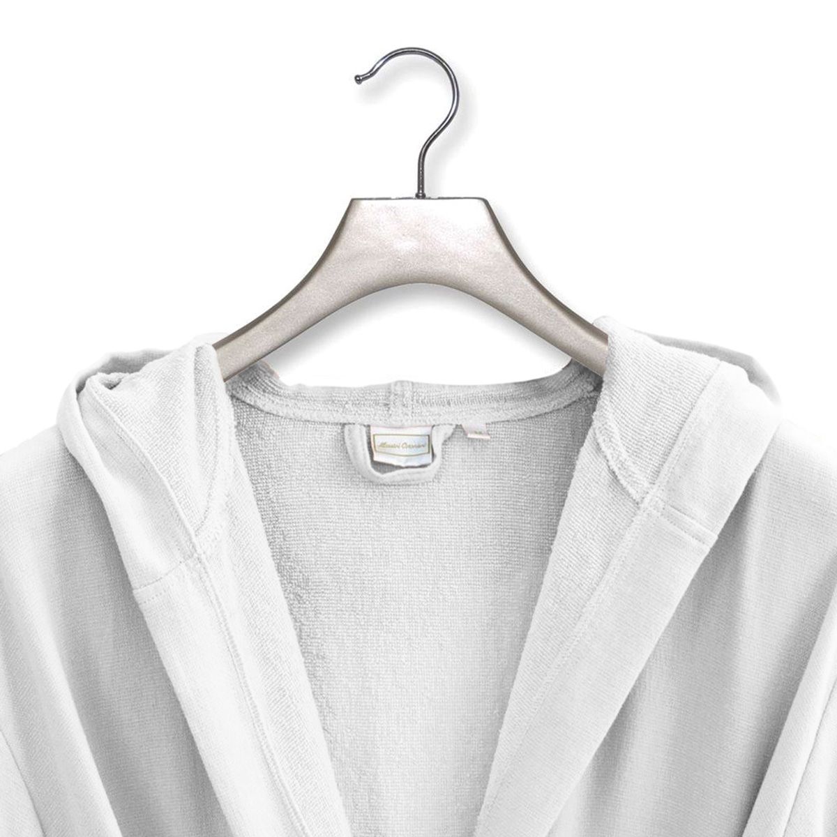 Accappatoio Power Microspugna 100% Cotone - Taglia M, Bianco - Foto 4