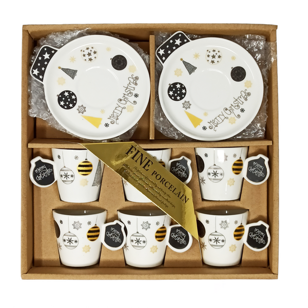 Set Espresso 6 Pezzi WINTERLAND By Hoff-Interieur