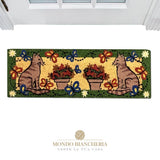 Zerbino WELCOME con 2 GATTI 24x70cm - Montemaggi