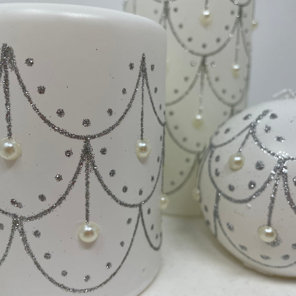 Candela BIANCA DECORATA By Preziosa Luxury Home (Natale)