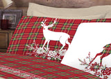 Completo Lenzuola TARTAN CERVO singolo By Pensieri Delicati