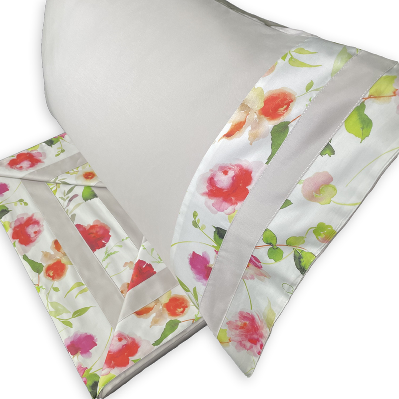 Completo Lenzuola CLEOPATRA raso by Le Broderie Arte Fiorentina