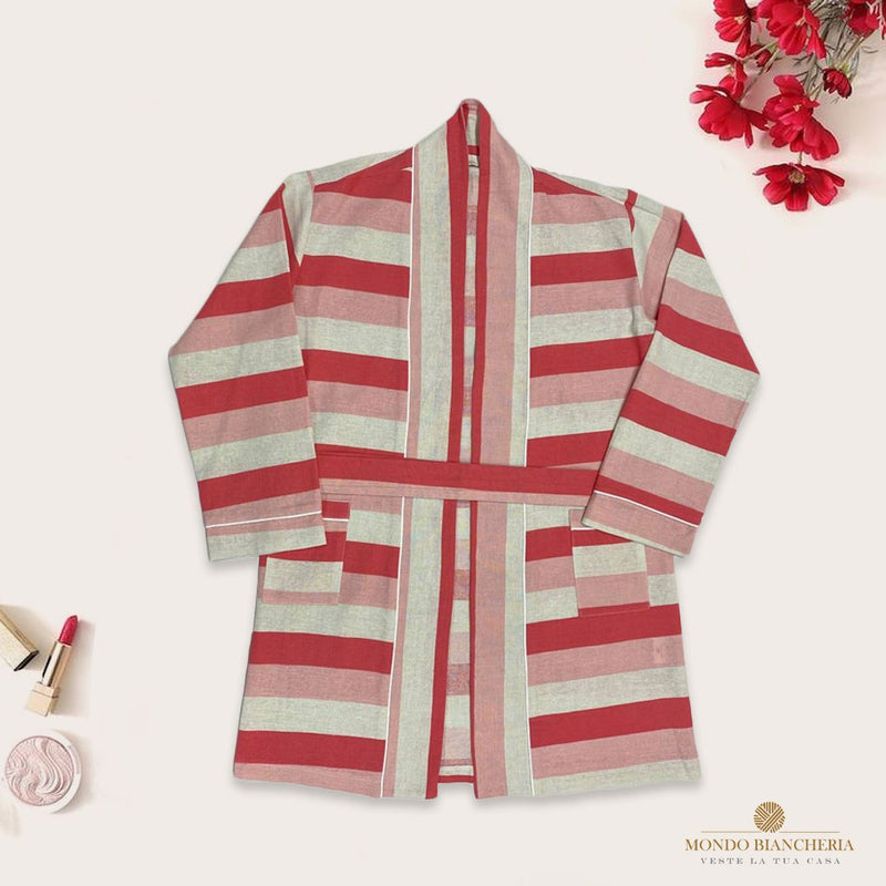 Kimono in lino ALYSSA (più colori) by Mondo Biancheria