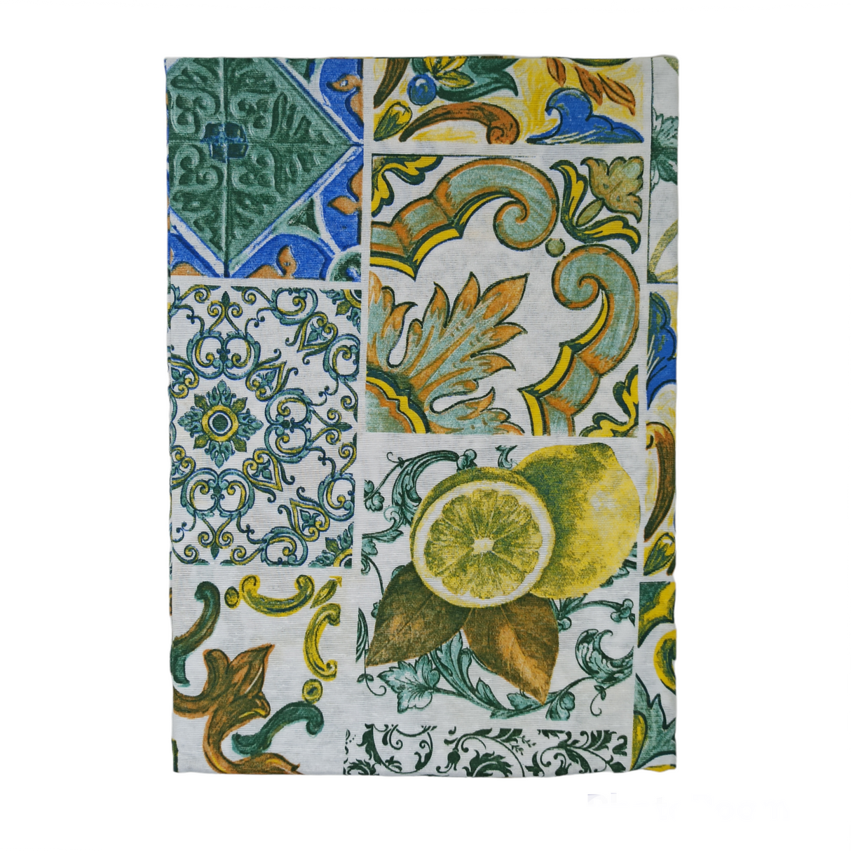 Tovaglie x18 MAIOLICHE e LIMONE VERDE by Botticelli Home