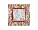 Centrotavola Natalizio STELLA 100x100cm - Maestri Cotonieri